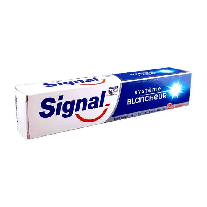عکس اصلی خمیر دندان دو کاره signal حجم 100 میلی لیتر